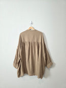 Oversized Cotton Gauze Tunic (S)