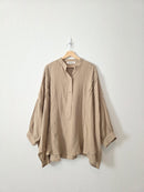 Oversized Cotton Gauze Tunic (S)
