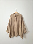 Oversized Cotton Gauze Tunic (S)