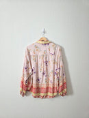 Colorful Floral Button Up (S)