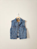 Oversized Denim Vest (XS)