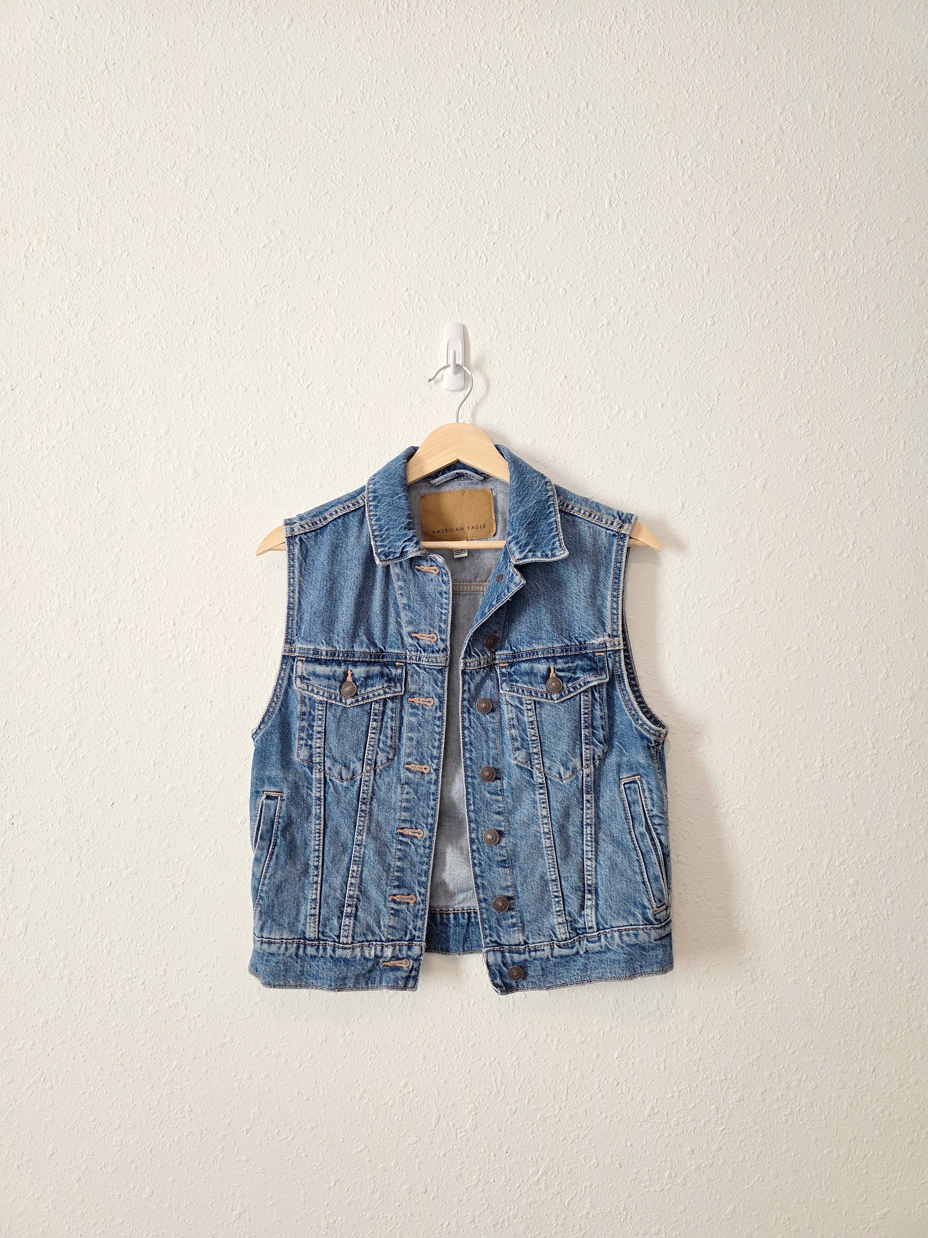 Oversized Denim Vest (XS)