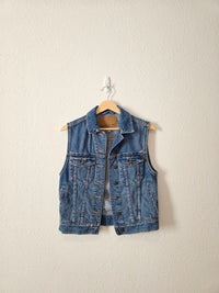 Oversized Denim Vest (XS)