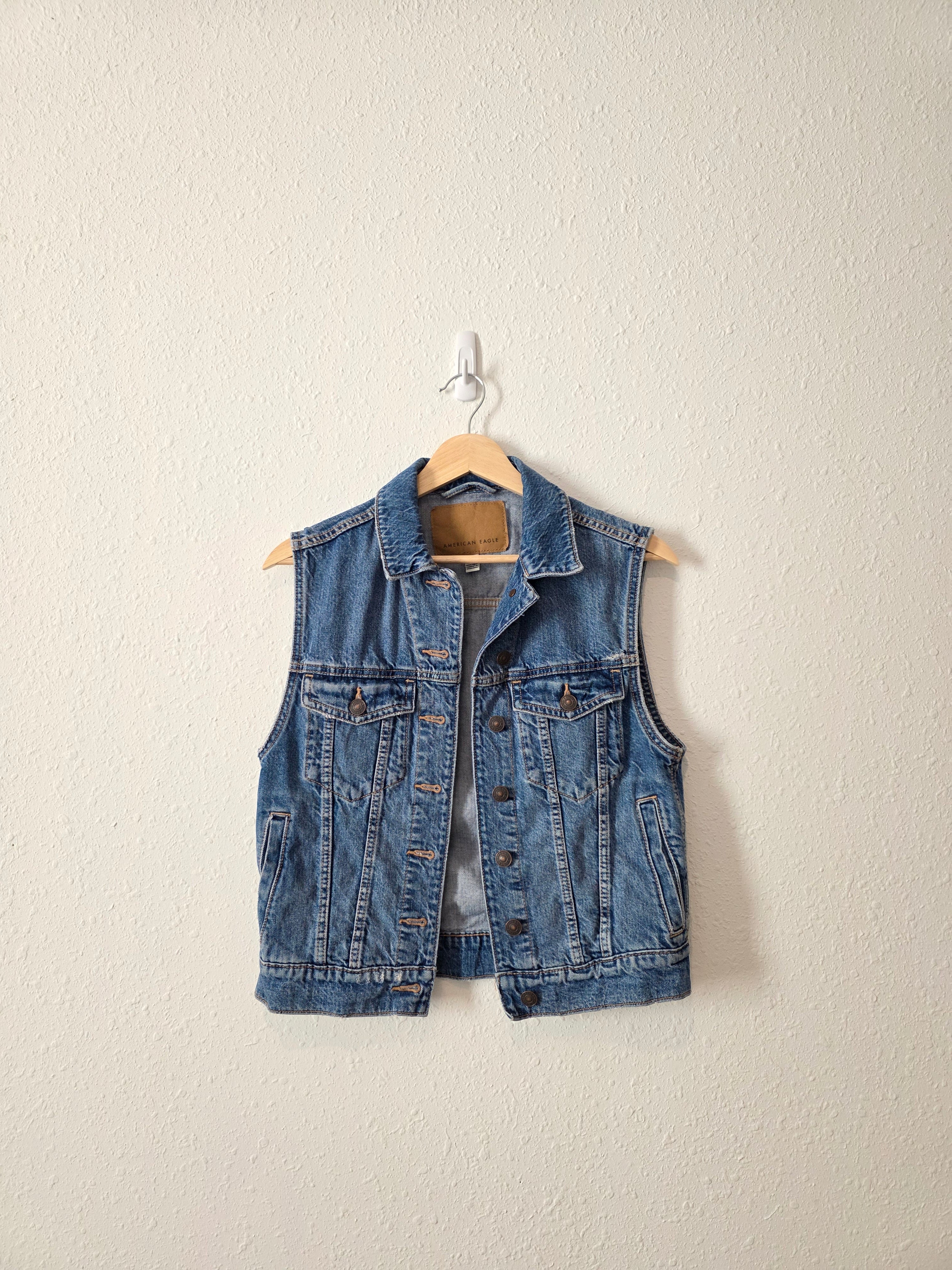 Oversized Denim Vest (XS)