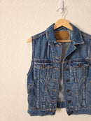 Oversized Denim Vest (XS)