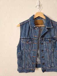 Oversized Denim Vest (XS)