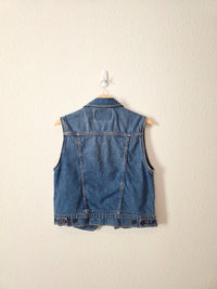 Oversized Denim Vest (XS)