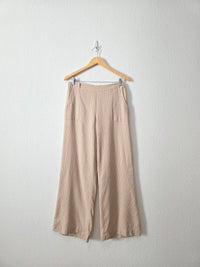 Striped Wide Leg Pants (M)