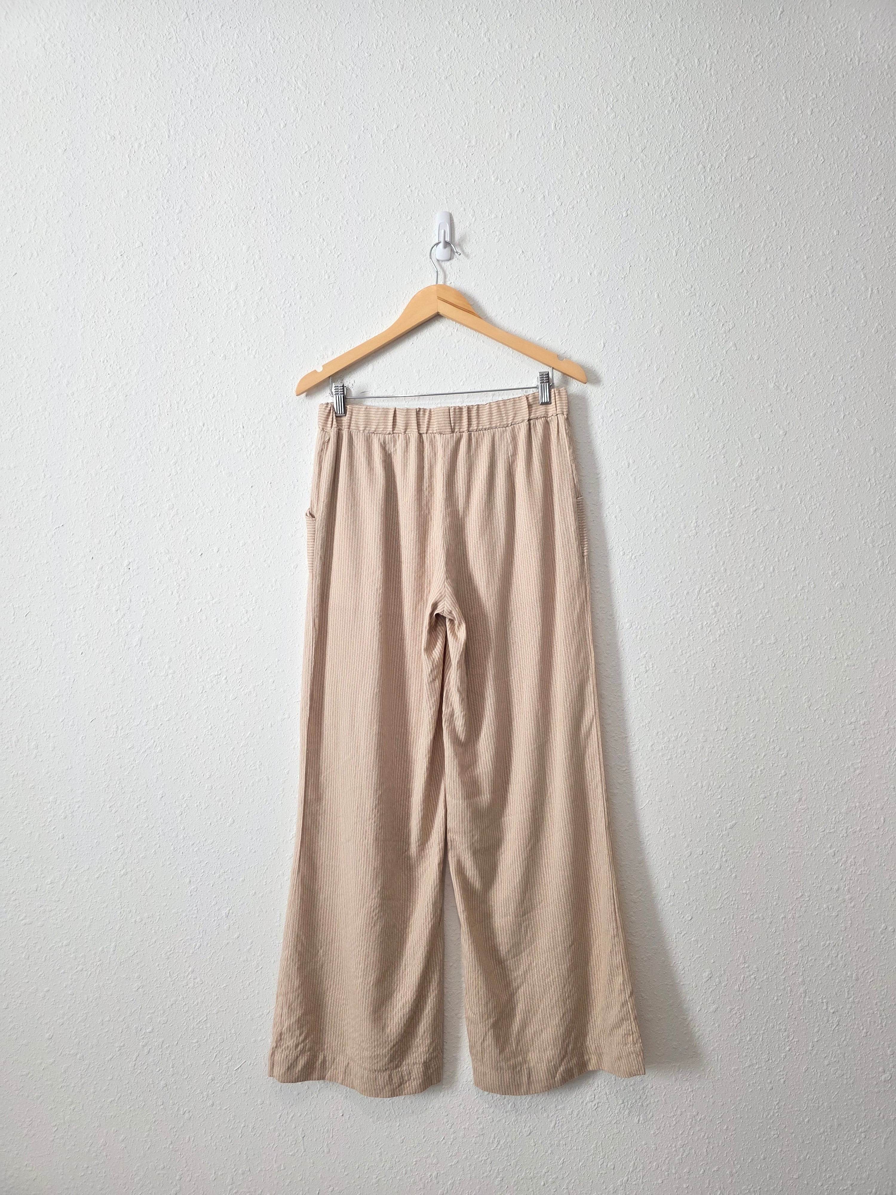 Striped Wide Leg Pants (M)