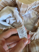 Loft Neutral Checkered Pants (XS)