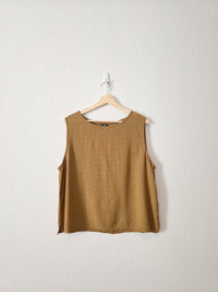 Eileen Fisher Brown Boxy Tank (XL)