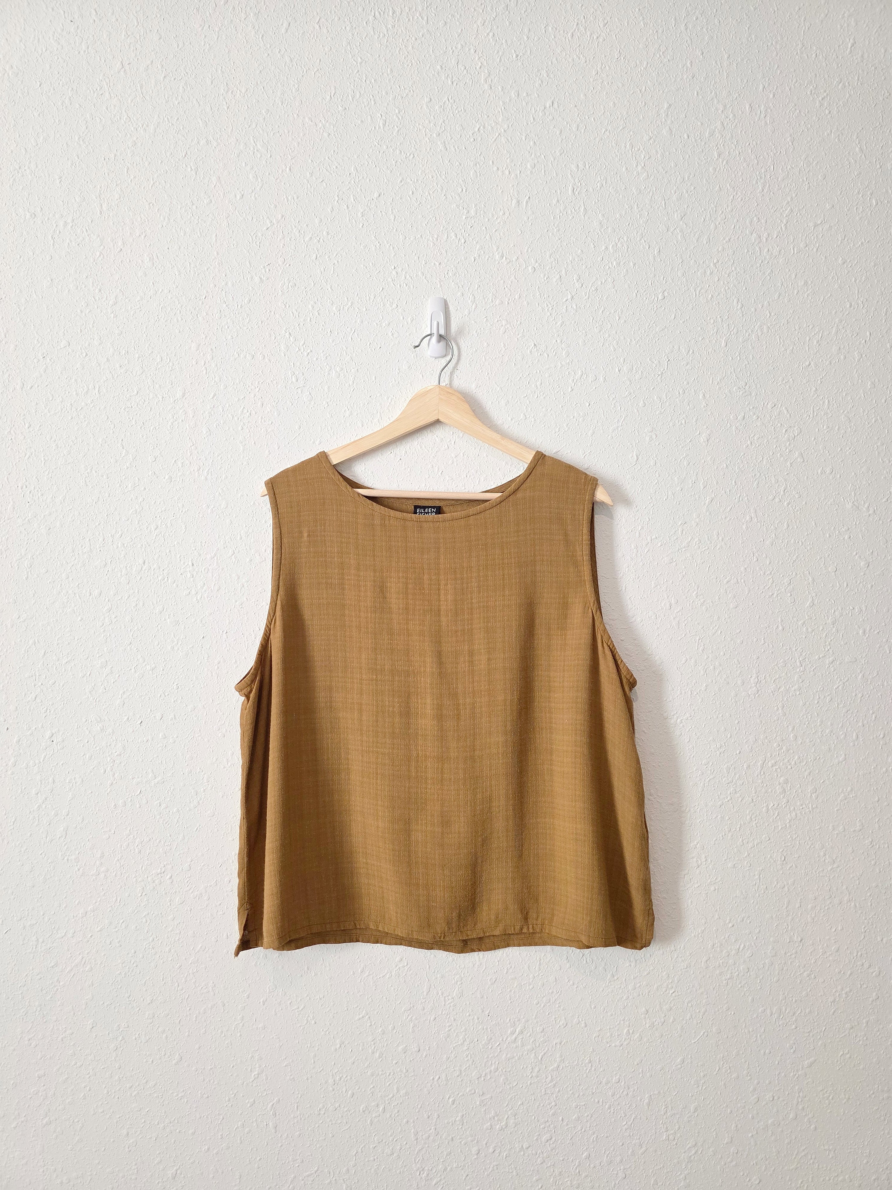 Eileen Fisher Brown Boxy Tank (XL)