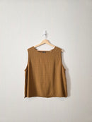 Eileen Fisher Brown Boxy Tank (XL)