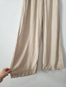 Oat Linen Blend Wide Leg Pants (XS)