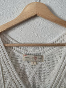 Crochet Knit Cotton Tank (S)