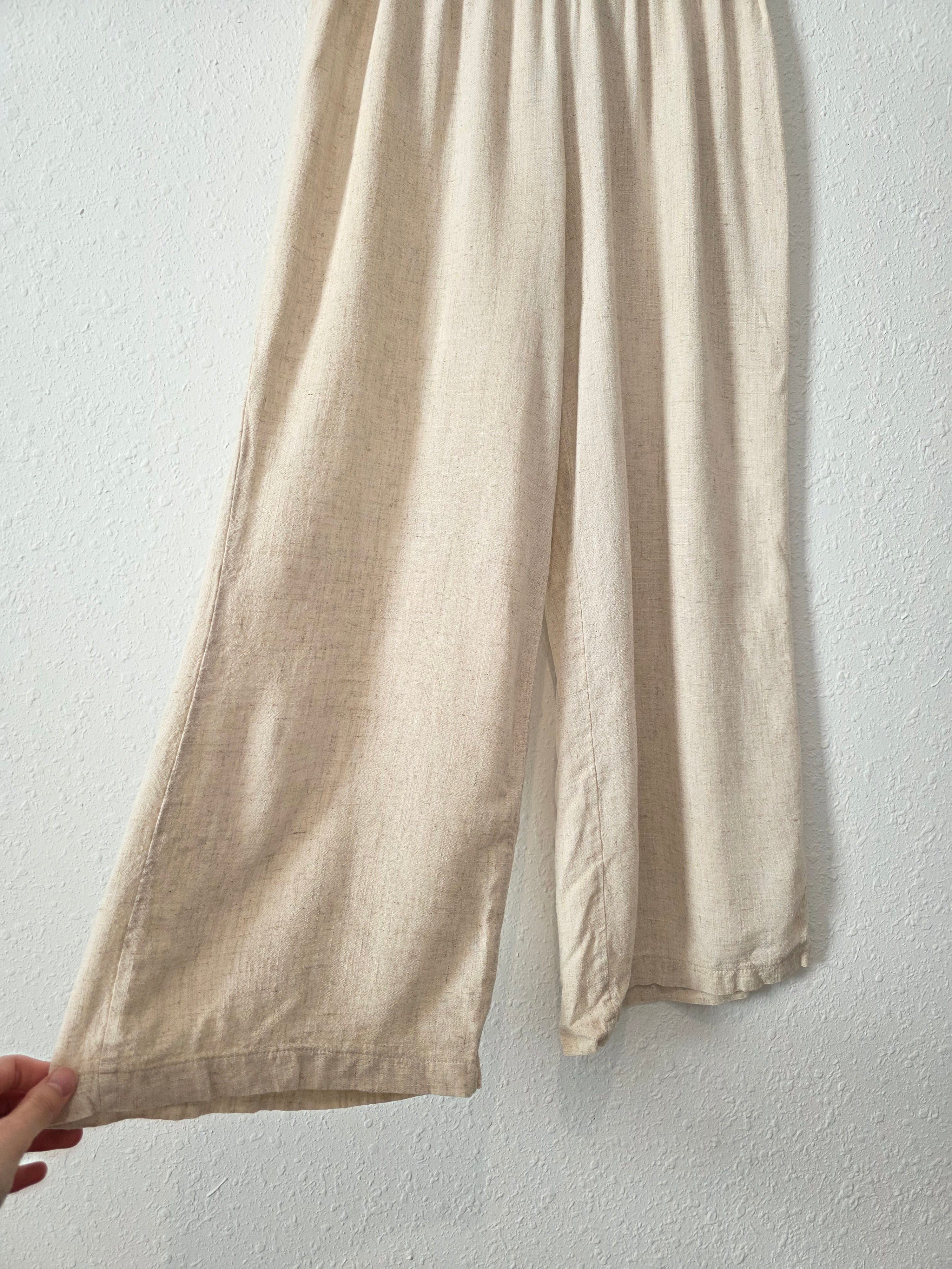 Princess Polly Cotton Linen Pants (4)