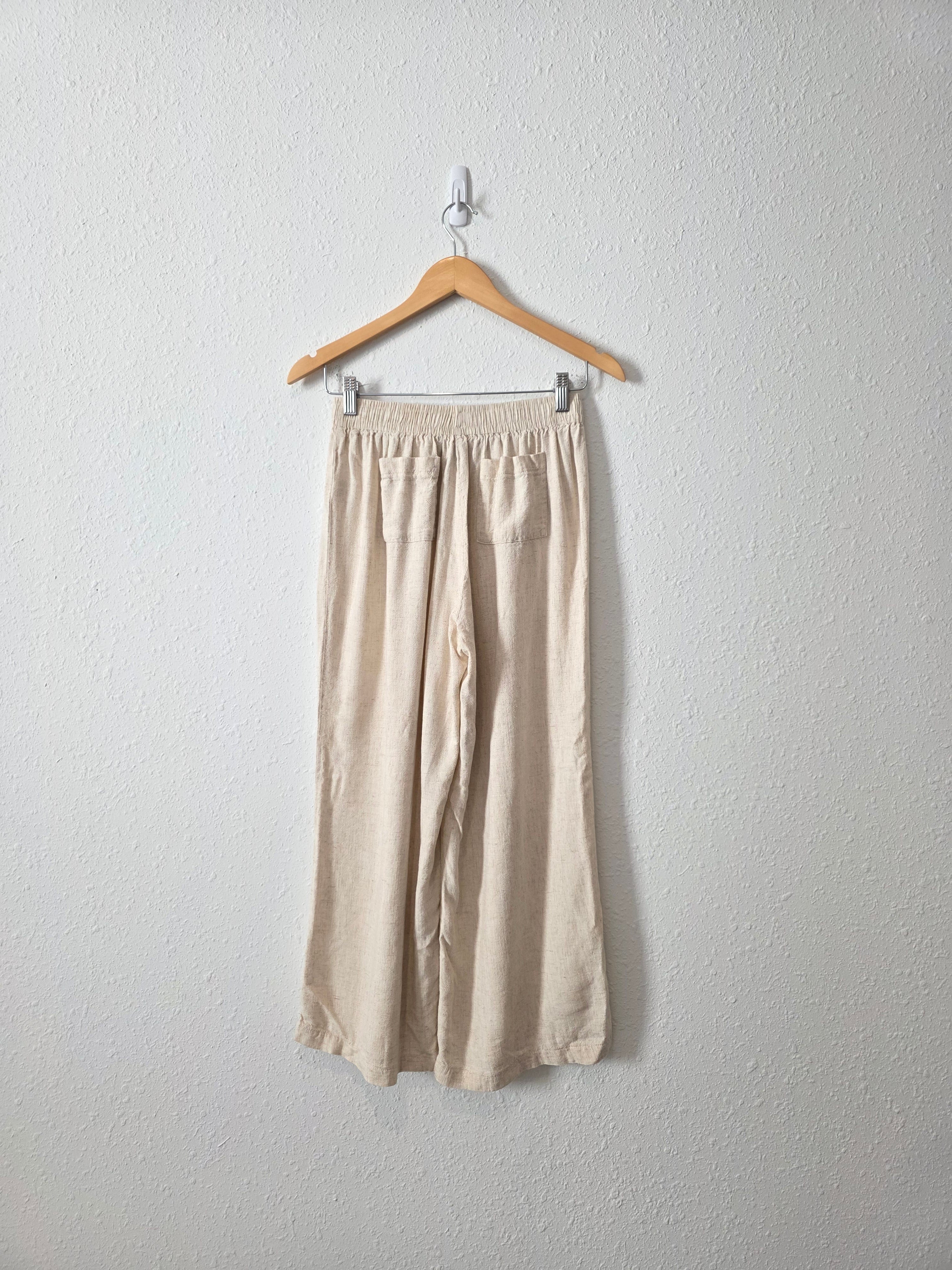 Princess Polly Cotton Linen Pants (4)