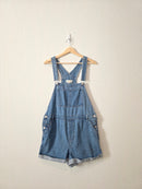 Relaxed Denim Shortalls (L)