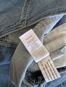 Relaxed Denim Shortalls (L)
