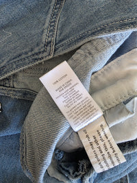 Relaxed Denim Shortalls (L)