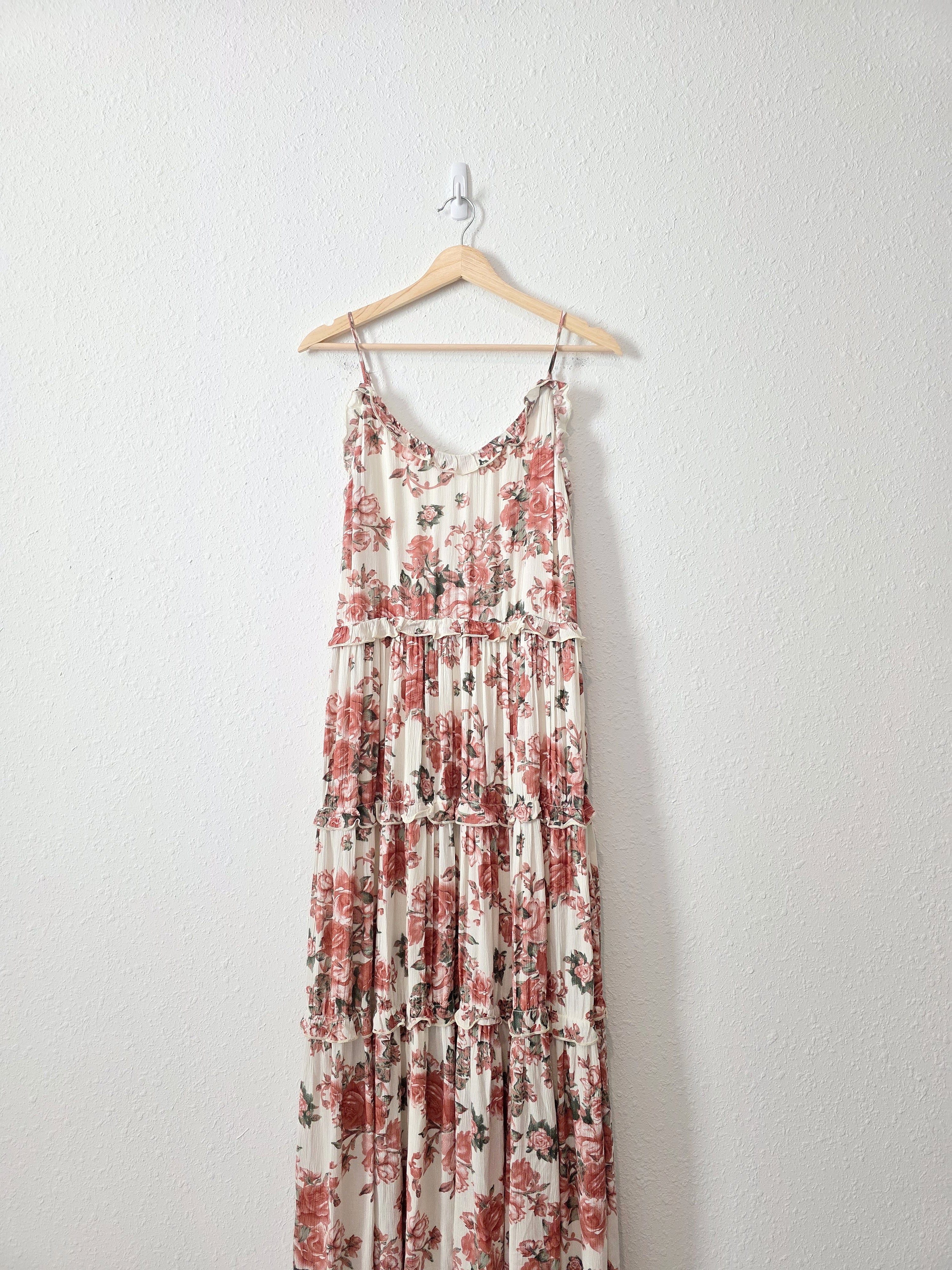 Lulus Floral Maxi Dress (L)