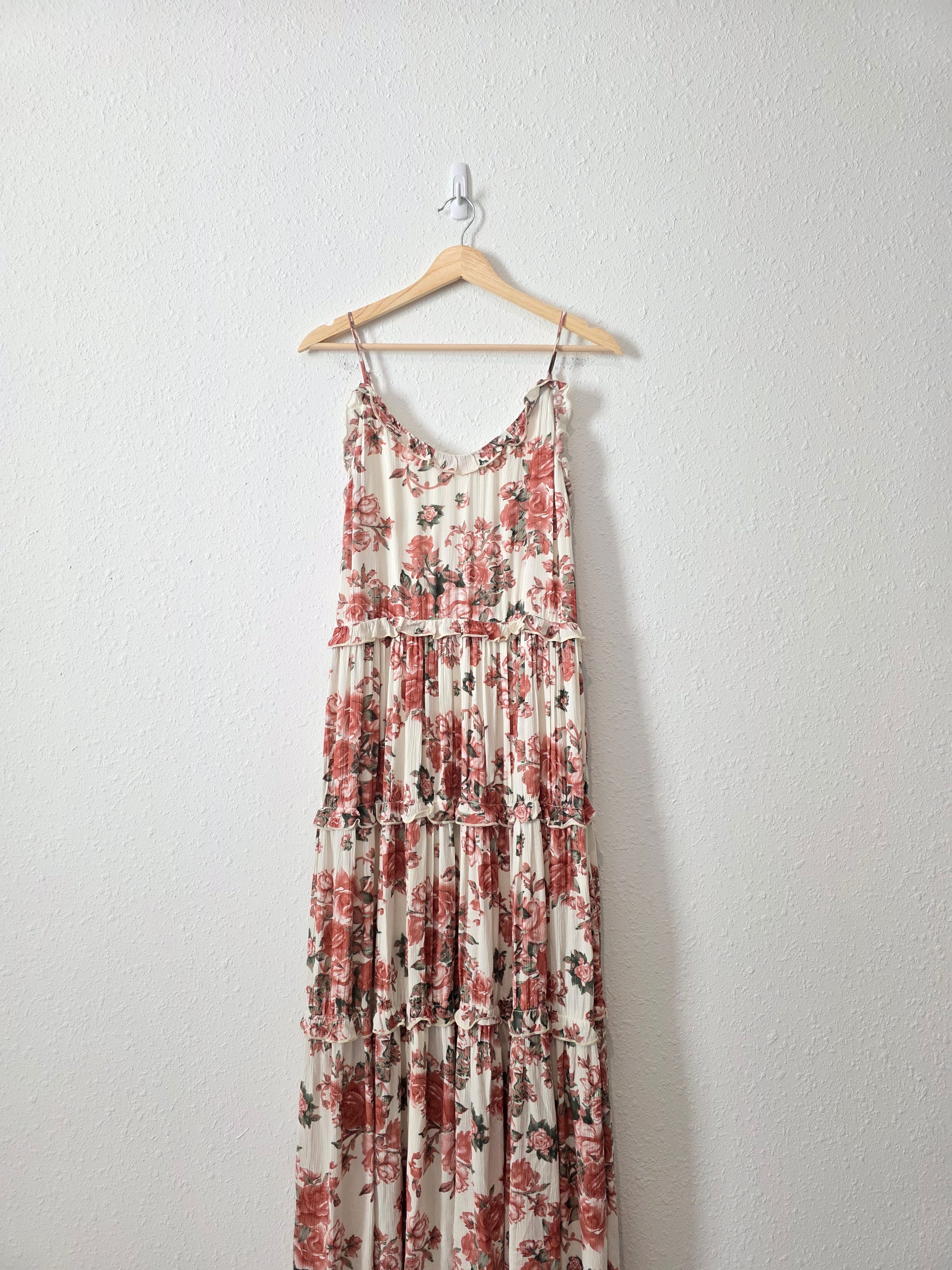 Lulus Floral Maxi Dress (L)