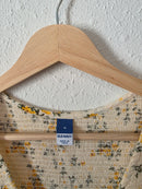 Floral Smocked Midi Dress (M)
