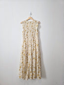 Floral Smocked Midi Dress (M)