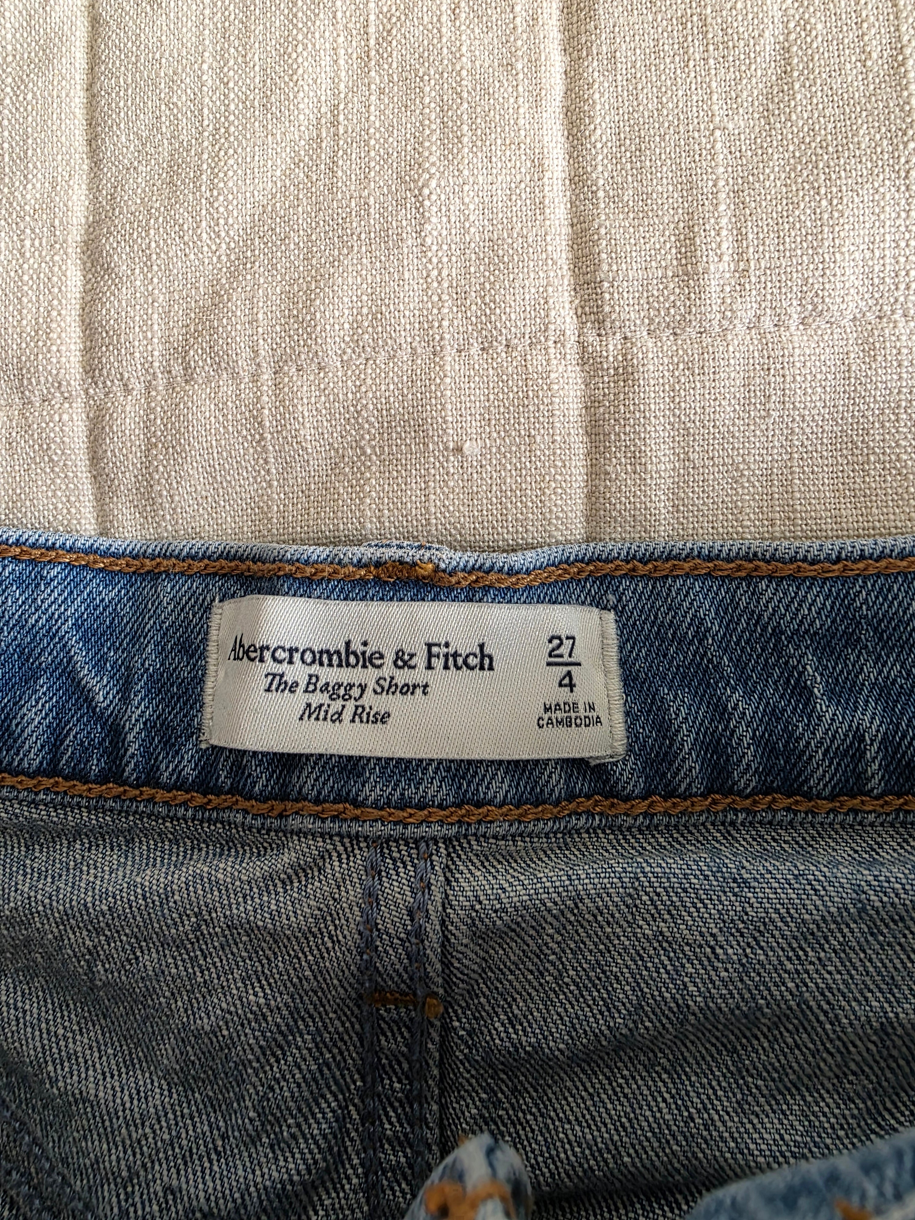 Abercrombie Baggy Denim Shorts (27/4)