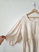 Cotton Gauze Babydoll Top (L)