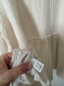Cotton Gauze Babydoll Top (L)