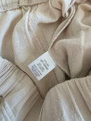 Zenana Linen Blend Wide Leg Pants (XL)
