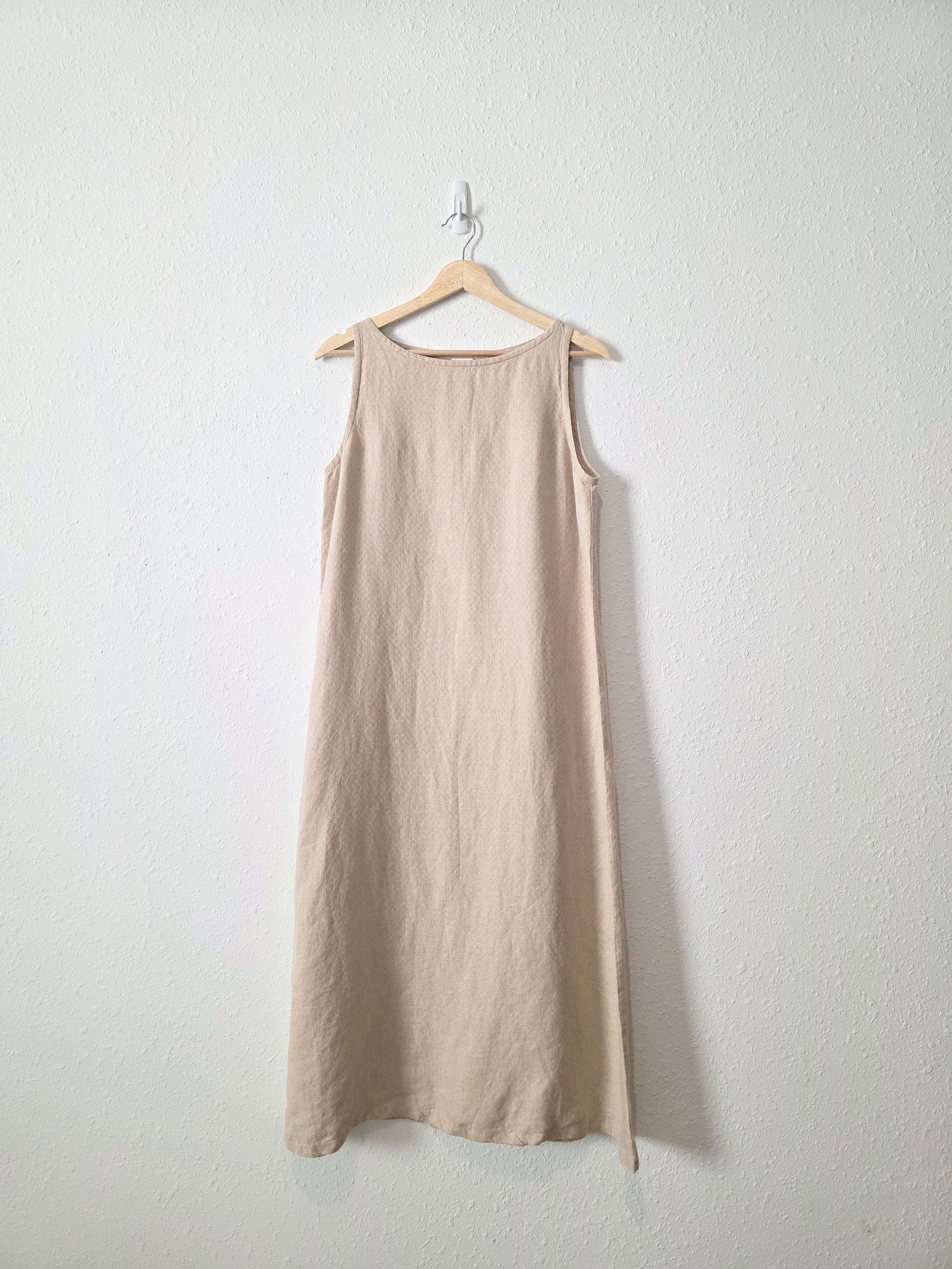 Vintage Eileen Fisher Linen Midi Dress (MP)