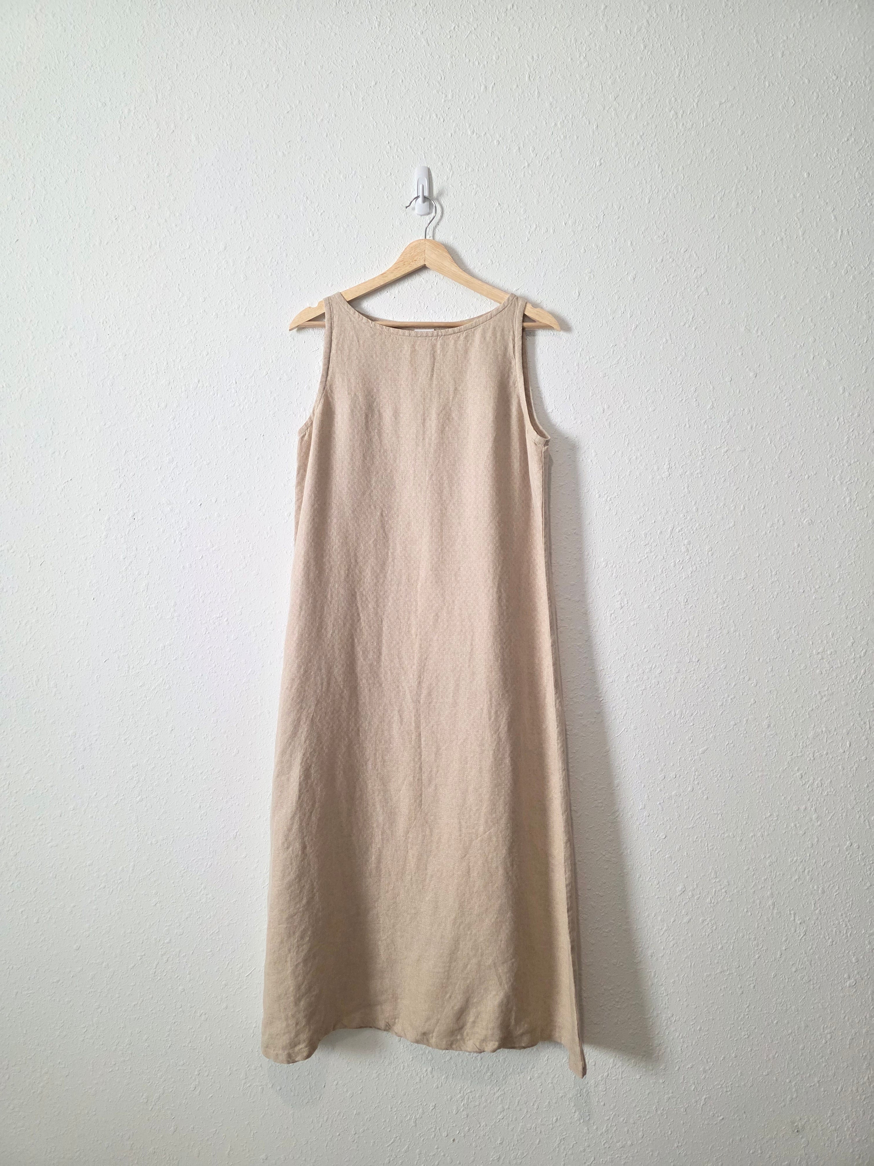 Vintage Eileen Fisher Linen Midi Dress (MP)