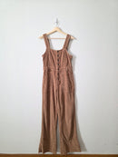 Aerie Cord Kick Flare Overalls (M)