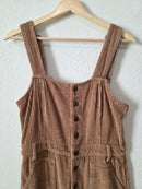 Aerie Cord Kick Flare Overalls (M)