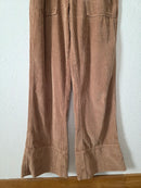 Aerie Cord Kick Flare Overalls (M)