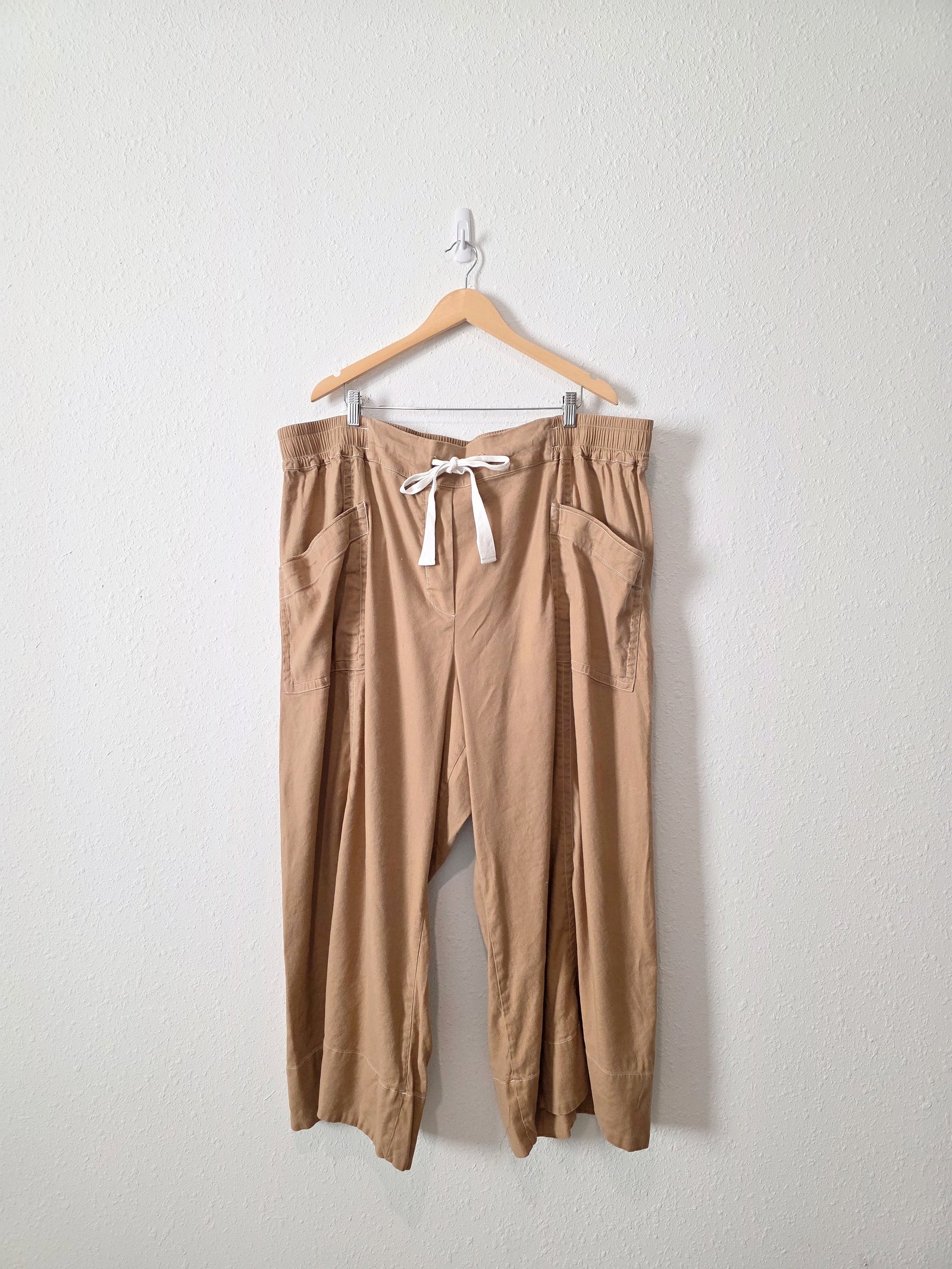 Anthropologie Wide Leg Linen Pants (3X)