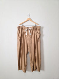 Anthropologie Wide Leg Linen Pants (3X)