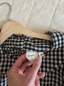 Gingham Puff Sleeve Top (XL)
