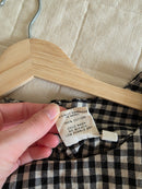 Gingham Puff Sleeve Top (XL)