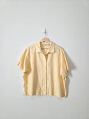 Vintage Eddie Bauer Butter Yellow Top (XL)