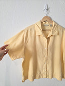 Vintage Eddie Bauer Butter Yellow Top (XL)