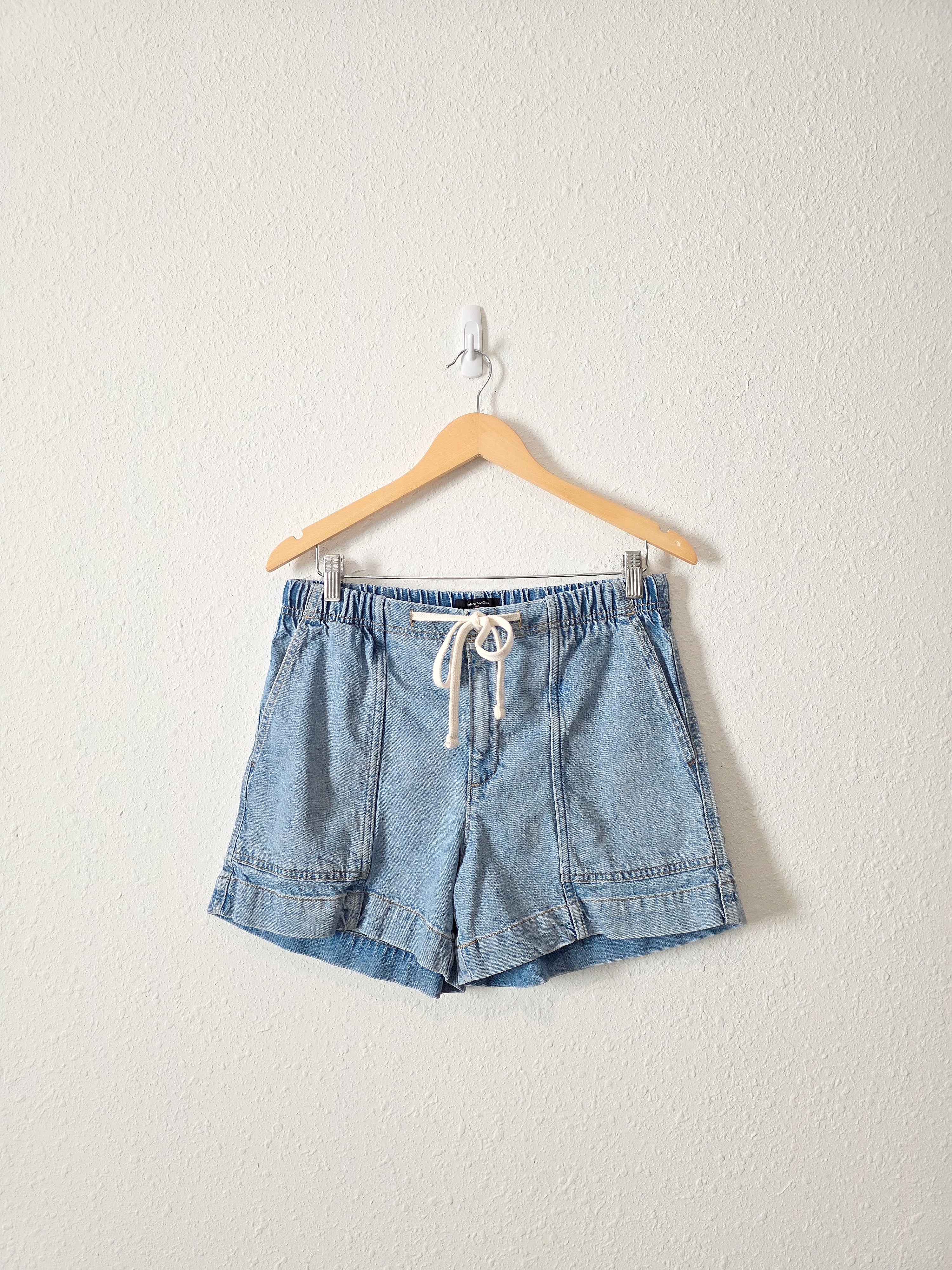 Banana Republic Tie Waist Denim Shorts (M)