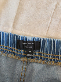 Banana Republic Tie Waist Denim Shorts (M)