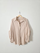 Neutral Striped Cotton Button Up (XLP)