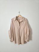 Neutral Striped Cotton Button Up (XLP)