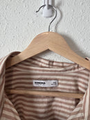 Neutral Striped Cotton Button Up (XLP)