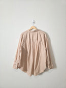 Neutral Striped Cotton Button Up (XLP)