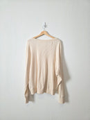Aerie Oversized Waffle Tee (L)